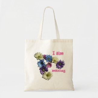 Bolsa Tote Sou uma afirmação floral incrível