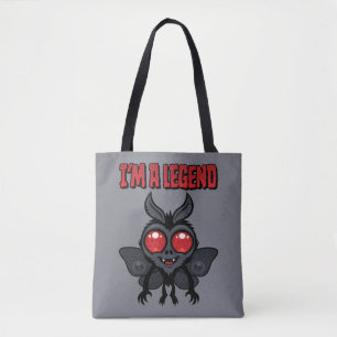 Bolsa Tote Sou Uma Lenda - Mothman Assustadoramente Fofo
