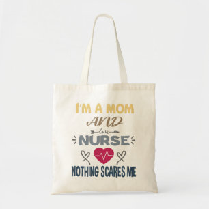 Bolsa Tote Sou Uma Mãe E Uma Enfermeira Nada Me Assusta Dia D