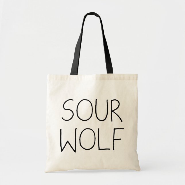 Bolsa Tote SOURWOLF (cor customizável) (Frente)