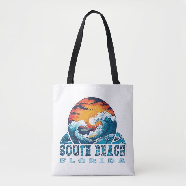 Bolsa Tote South Beach Flórida (Frente)