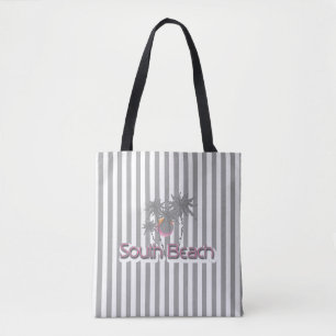 Bolsa Tote South Beach Miami, FL, Tropical, Legal