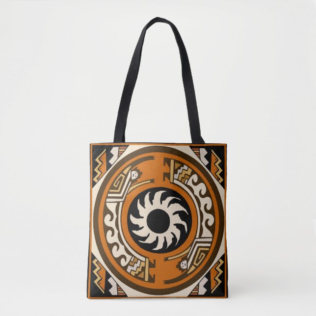 Bolsa Tote Southwest Rain Dance Spirits (Frente)