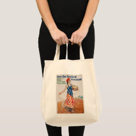Bolsa Tote Sow the Seeds of Freedom!