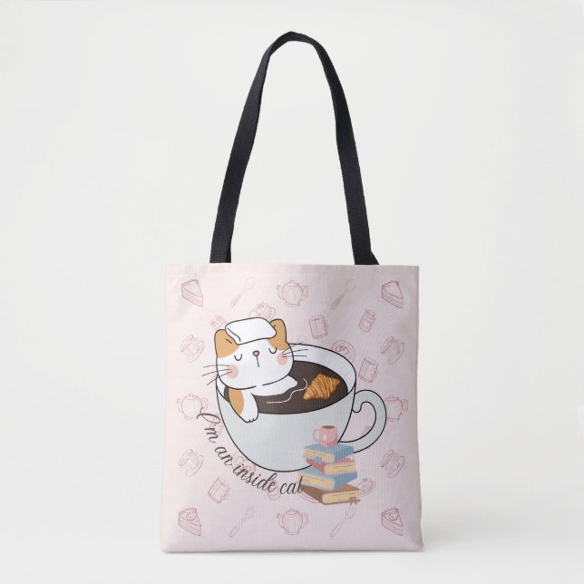 Bolsa Tote Spa de Gatos Internos (Frente)