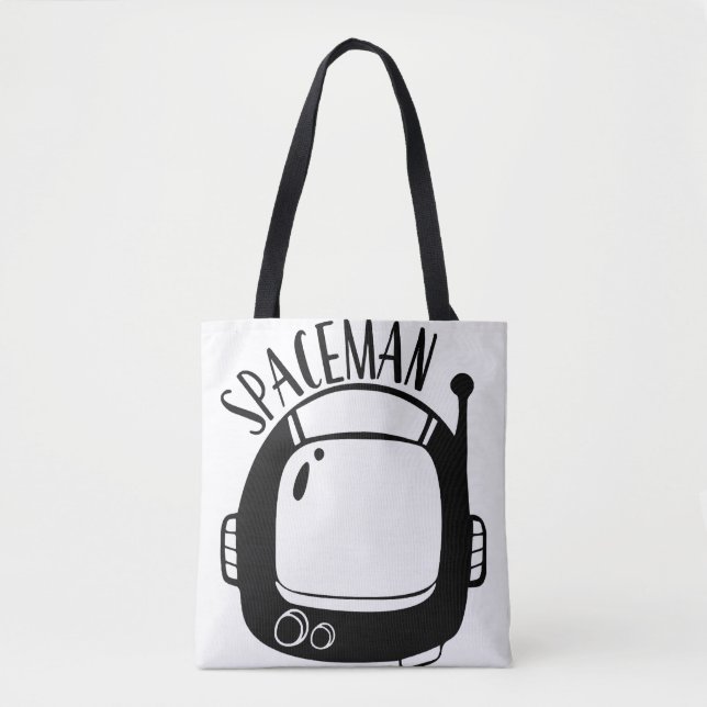 Bolsa Tote Spaceman Vintage (Frente)
