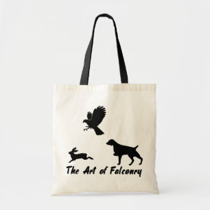 Bolsa Tote Spaniel de Brittany e falcoaria
