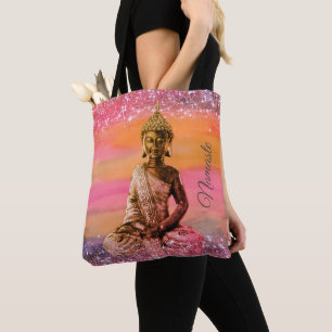 Bolsa Tote Sparkly Dreamy Zen Budda