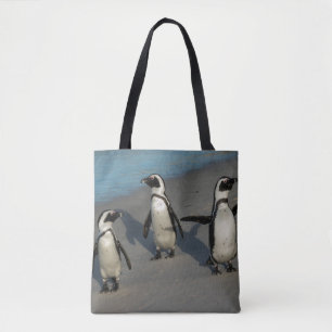 Bolsa Tote Spheniscus africano Demersus dos pinguins  