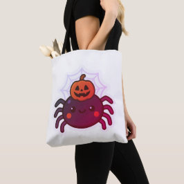 Bolsa Tote Spider de Dia das Bruxas de Kawaii, Cute Cute