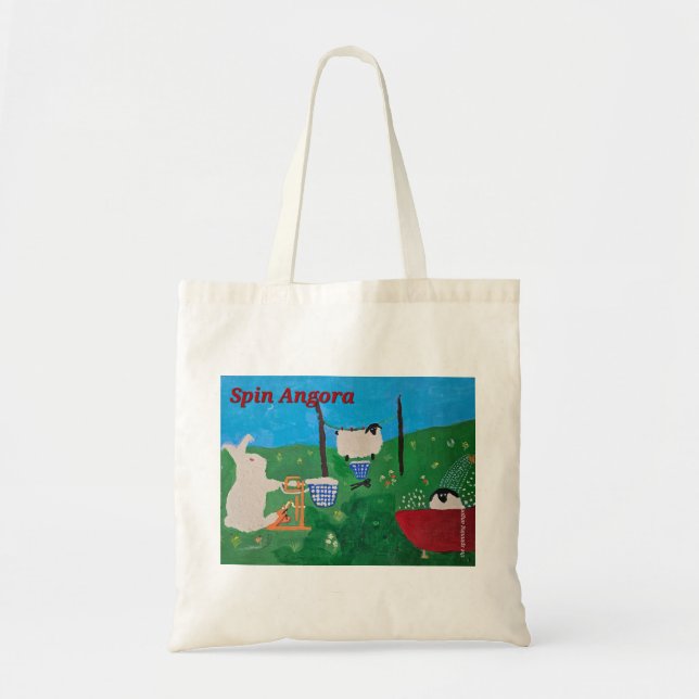 Bolsa Tote Spin Angora Bolsa/Yarn Bag (Frente)