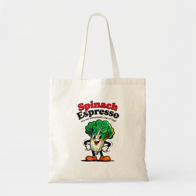 Bolsa Tote Spinach Espresso Bag (Frente)