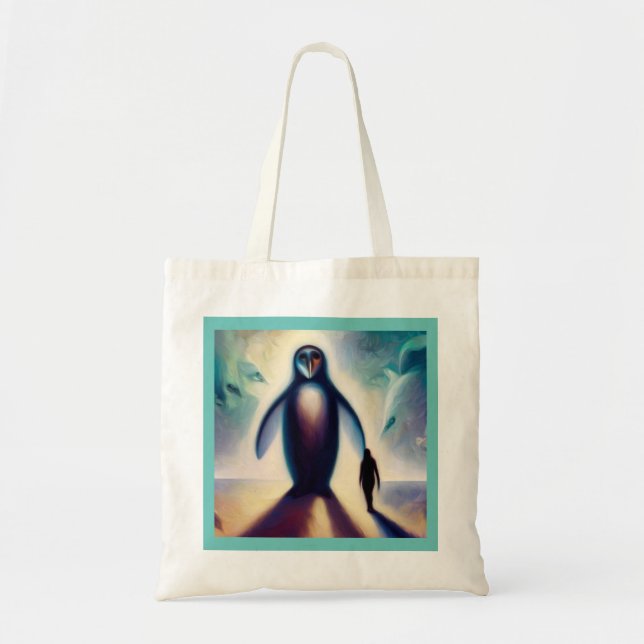 Bolsa Tote Spirit Animal Penguin 2 (Frente)