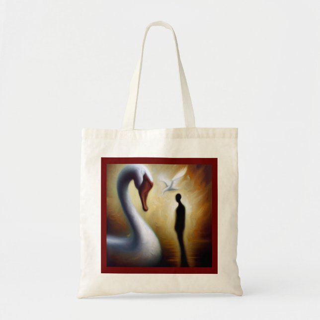 Bolsa Tote Spirit Animal Swan 1 (Frente)