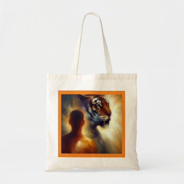 Bolsa Tote Spirit Animal Tiger 2 (Frente)