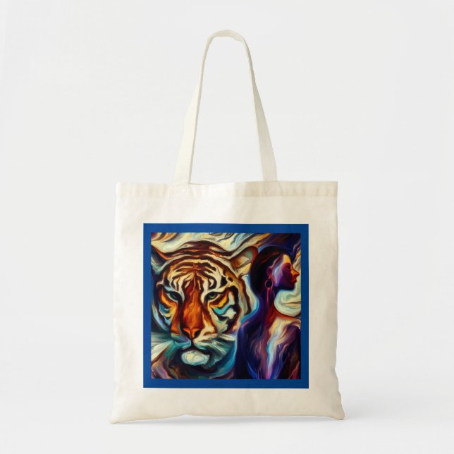 Bolsa Tote Spirit Animal Tiger 3 (Frente)