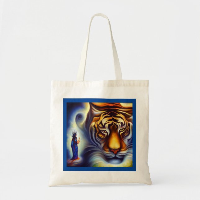 Bolsa Tote Spirit Animal Tiger 4 Tote Bag (Frente)