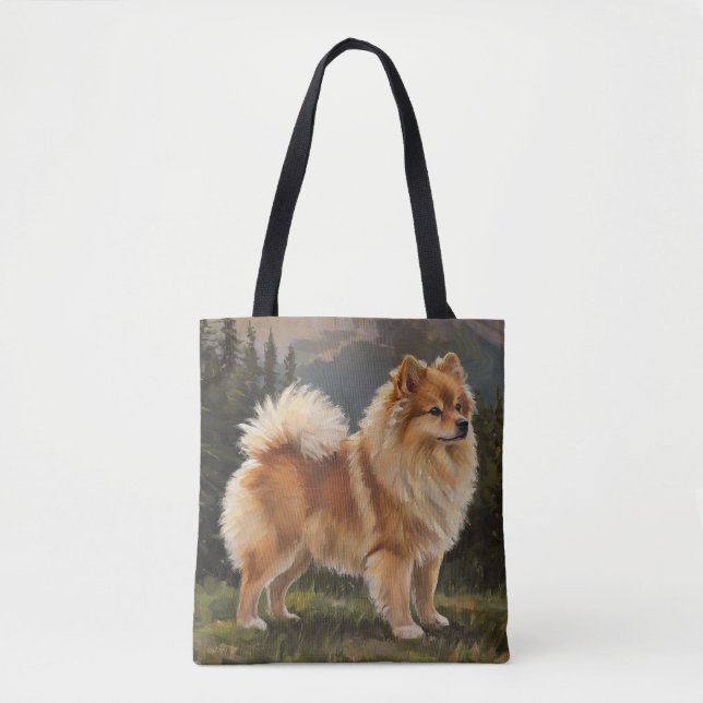 Bolsa Tote Spitz alemão (Frente)