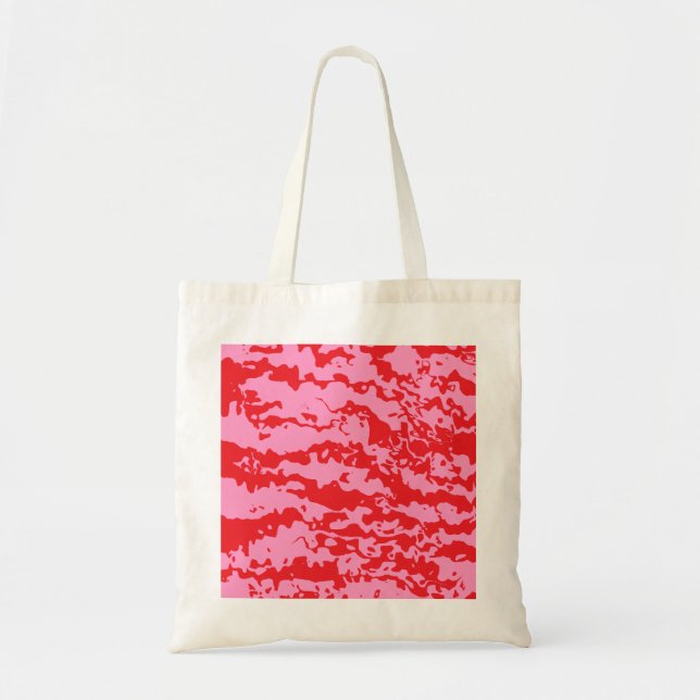 Bolsa Tote Splash de espiral abstrato (Frente)