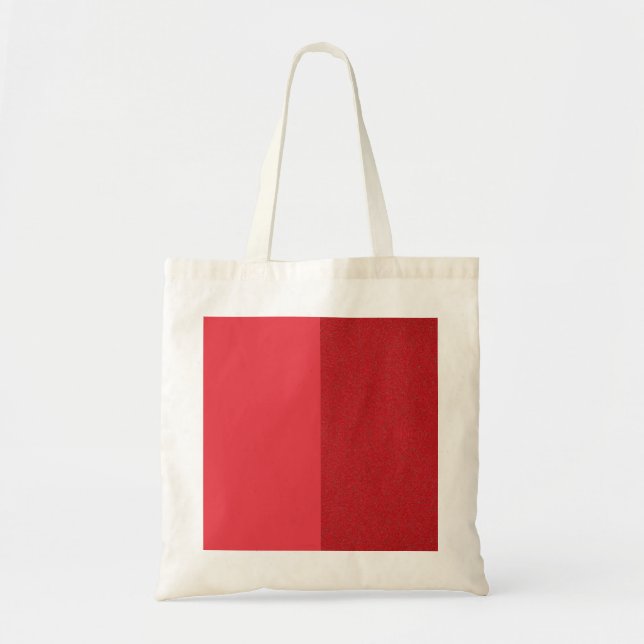 Bolsa Tote Split Vertical Vertical Vermelho Bag Personalizado (Frente)