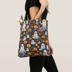 Bolsa Tote Spooky Cute Ghost Halloween