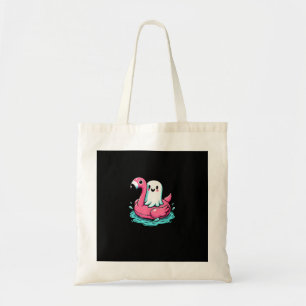 Bolsa Tote Spooky Flamingo Funny Spooky Verão