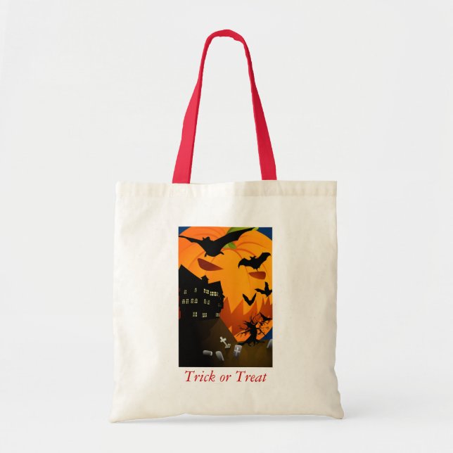 Bolsa Tote Spooky House Bag (Frente)