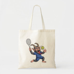 Bolsa Tote Spooky Krampus Tocando Tênis Natal