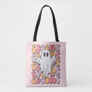Bolsa Tote Spooky Retro Ghost