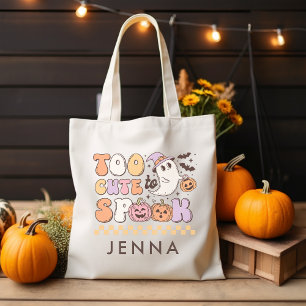 Bolsa Tote Spooky Season Retro Groovy