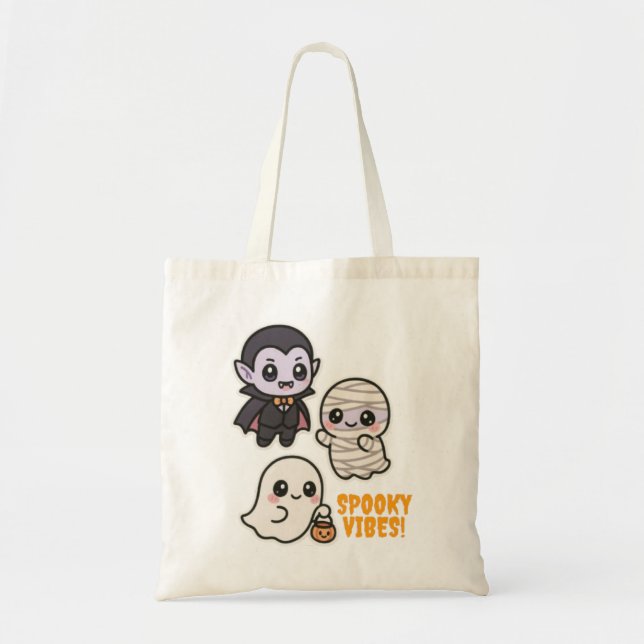 Bolsa Tote Spooky Vibes (Frente)