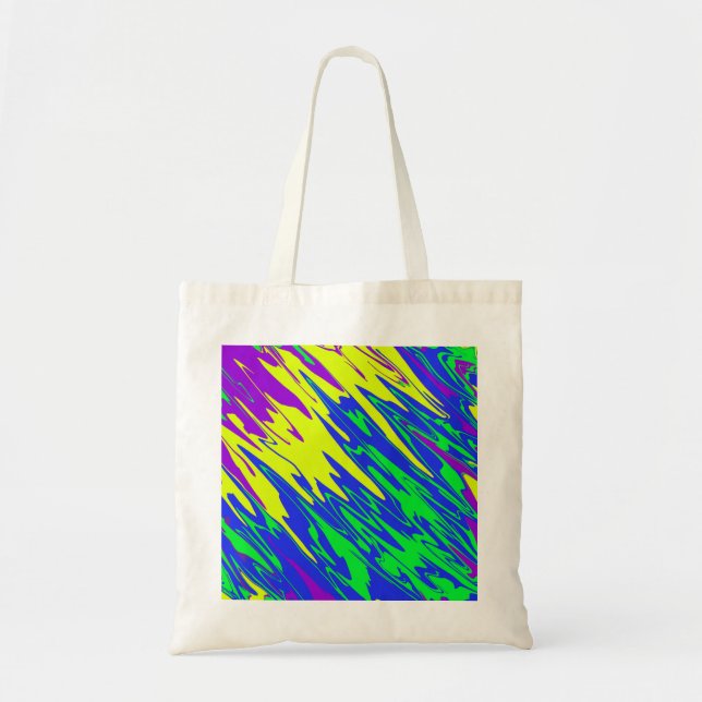 Bolsa Tote Spray Paint Mardi Gras Blue (Frente)