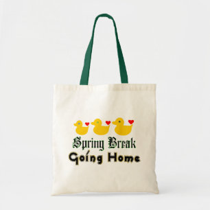 Bolsa Tote ♫ ♥ Spring Break Home Ducks Budget Tote Bag 300 -