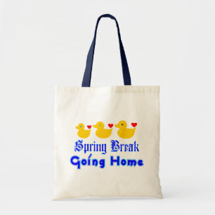 Bolsa Tote ♫ ♥ Spring Break Home Ducks Budget Tote Bag 300 - 