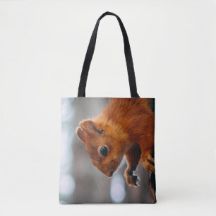 BOLSA TOTE SQUIRREL NO TRONCO DE ÁRVORE