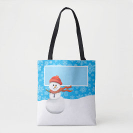 Bolsa Tote Sr. Boneco de Neve