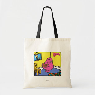 Bolsa Tote Sr. Greedy Comida na sala de estar