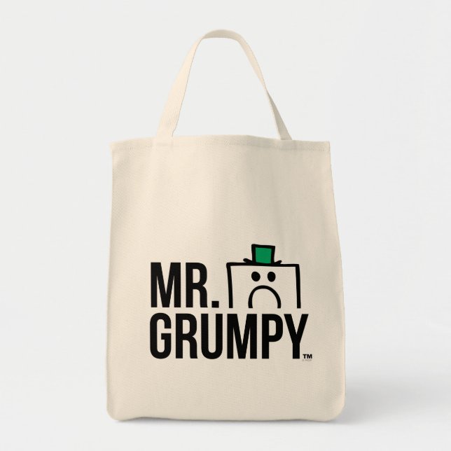 Bolsa Tote Sr. Grumpy | Nome Sobre A Cabeça De Pequim (Frente)