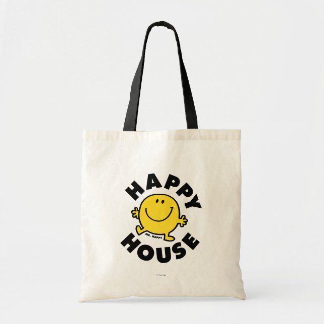 Bolsa Tote Sr. Happy | Casa Feliz (Frente)