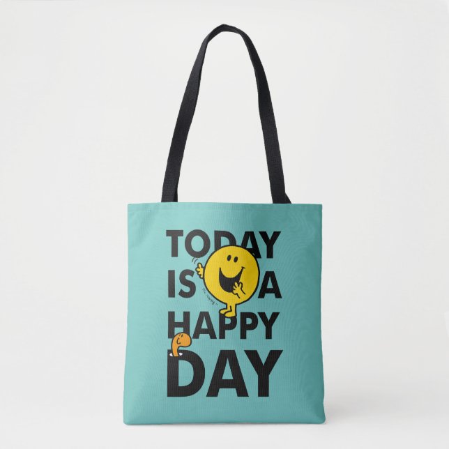 Bolsa Tote Sr. Happy | Hoje é um dia feliz (Frente)