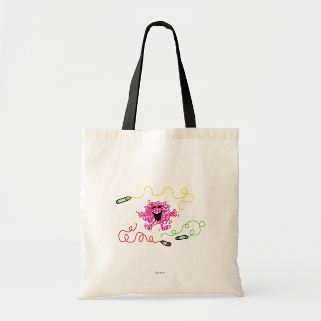 Bolsa Tote Sr. Messy Brincando Com Crayons (Frente)