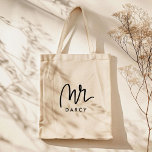 Bolsa Tote Sr. | Saco de ferramentas personalizável, com letr<br><div class="desc">Há mais diversão de onde isso veio! Encontre os bolsas correspondentes "Sra." e "A futura Sra." e a nova suíte no link de loja abaixo.</div>