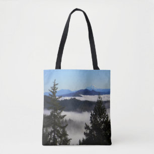 Bolsa Tote Sr. Shasta além do nevoeiro....