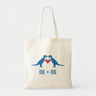 Bolsa Tote Sr+Sr - O amor é dinossauros do amor
