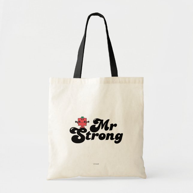 Bolsa Tote Sr. Strong | Letra de peso e bolhas (Frente)