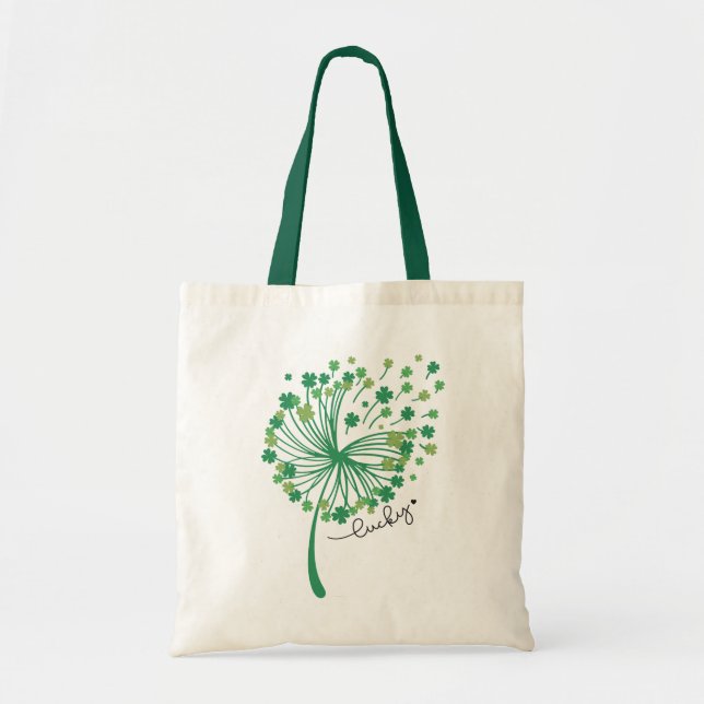 Bolsa Tote St.Patrick’s Day Dandelion Lucky (Frente)
