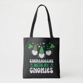 Bolsa Tote St Patrick Shenanigans With Gnomies Gnomes