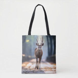 Bolsa Tote Stag Deer Wildlife Animal Na Rua