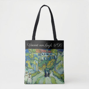 Bolsa Tote Stairway at Auvers, por van Gogh: