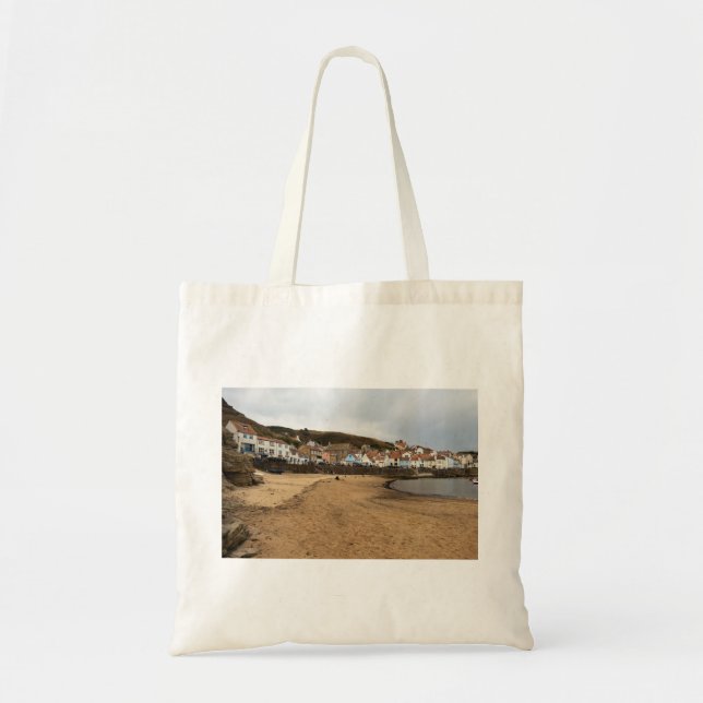 Bolsa Tote Staithes Harbour Beach and Village Front (Frente)